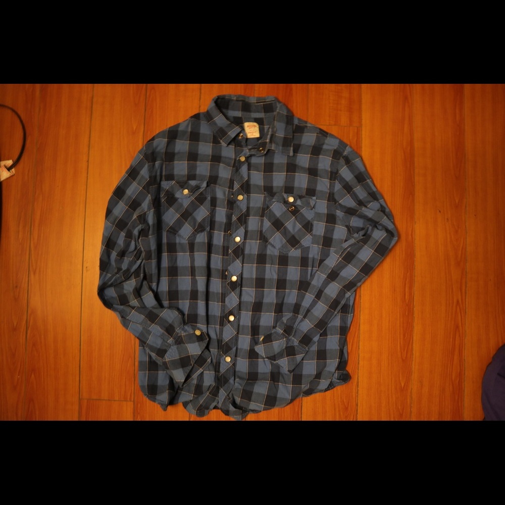 Medium Blue button up